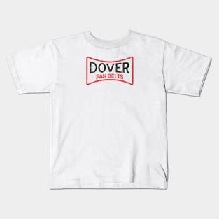 Dover Fan Belts (Original Design - White - Worn) Kids T-Shirt